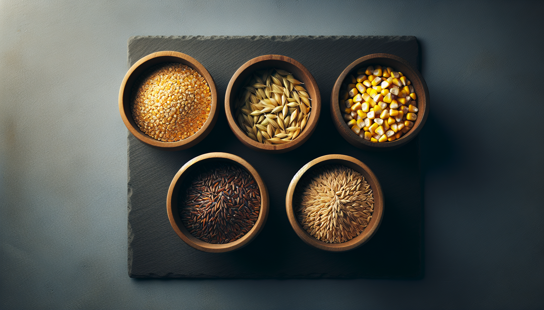 ウイスキーの原料となる4種類の穀物