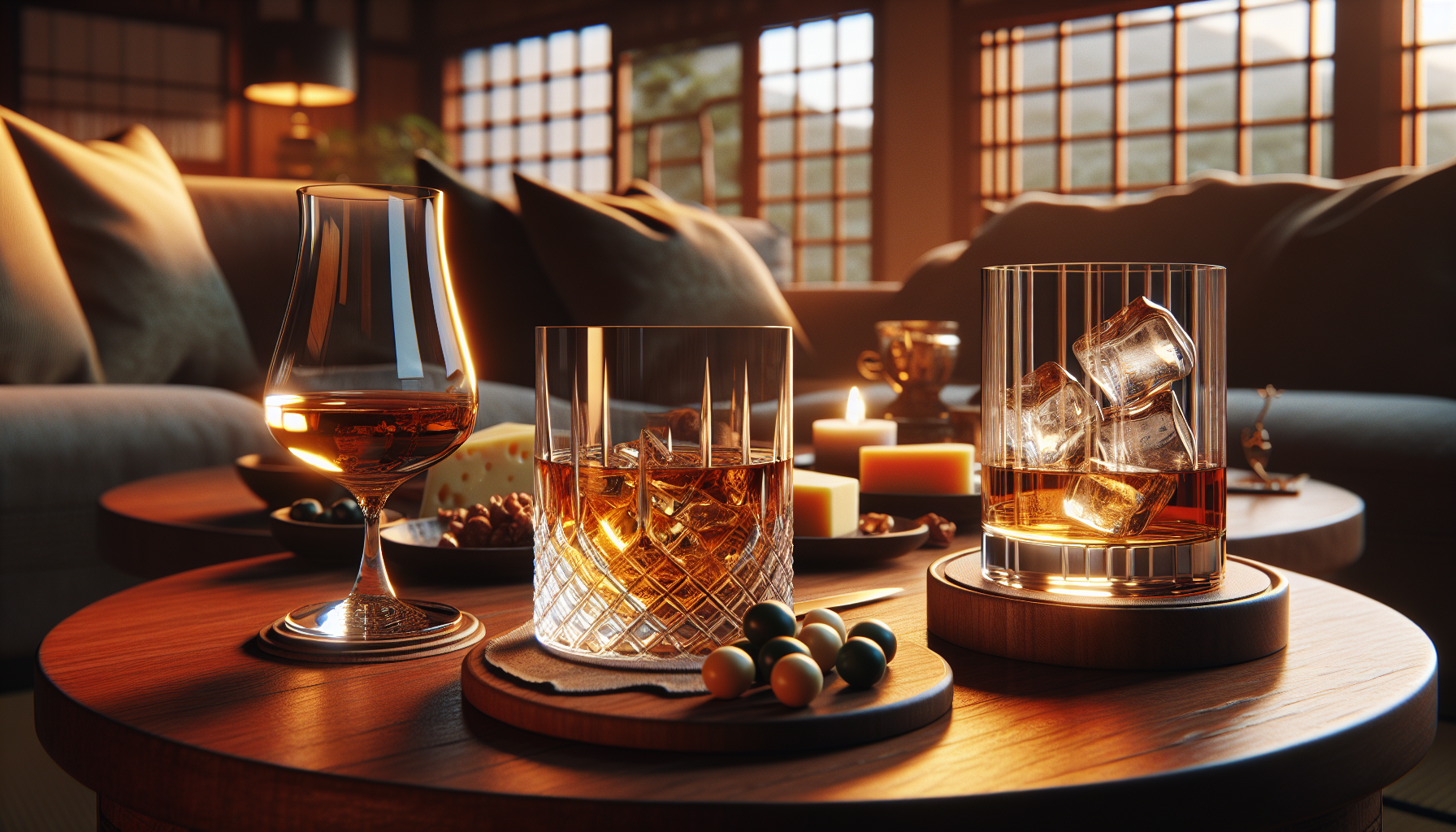 自宅で楽しむウイスキーとおつまみ