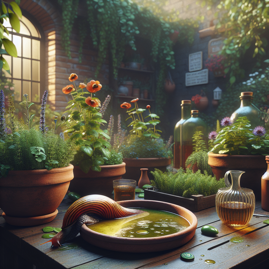 園芸でのビール活用イメージ