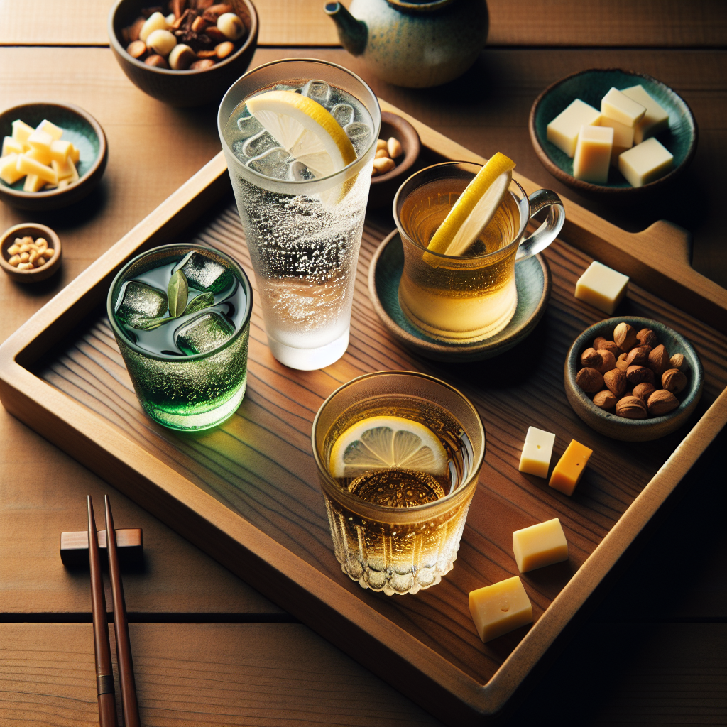 焼酎のさまざまな割り方(炭酸割り・お茶割り・レモンサワー)