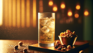 バスカー アイリッシュウイスキーのハイボールとおつまみ