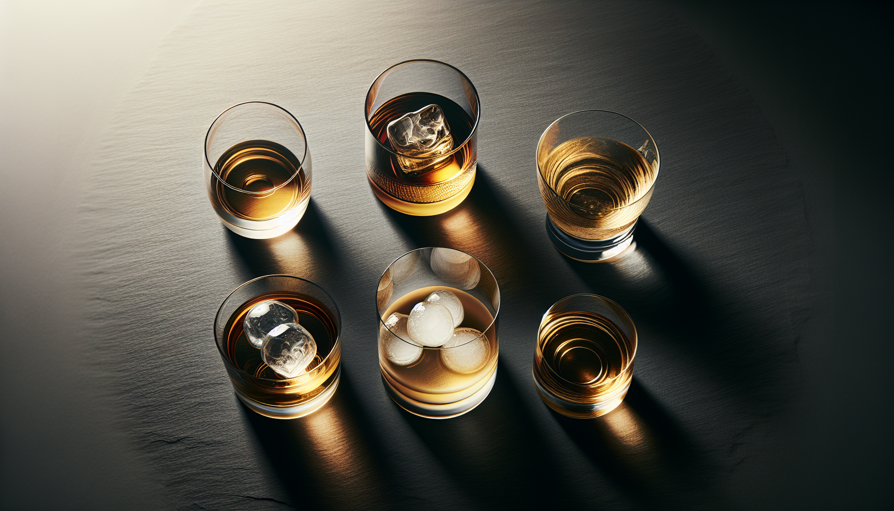 知多の飲み方5種類を並べたイメージ