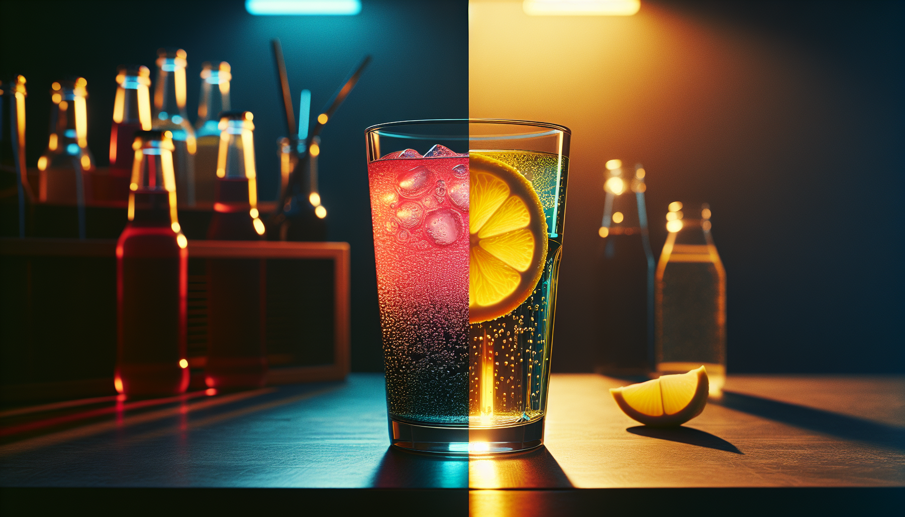 体に悪いチューハイと体に優しいチューハイの比較イメージ