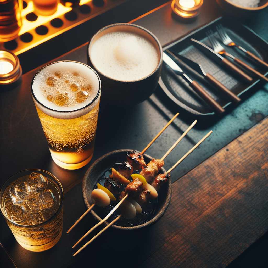 居酒屋ドリンク ハイボールとビール 原価比較イメージ