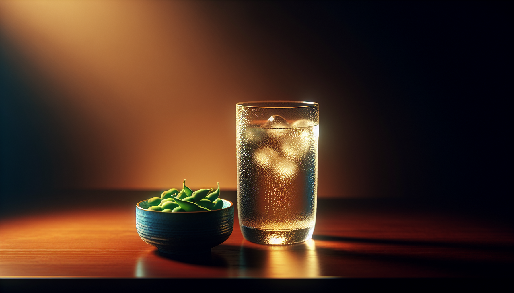 焼酎のレモンサワーとシャリキンが並ぶ家飲みシーン