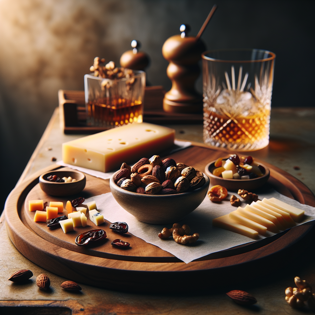 ウイスキーに合うおつまみの盛り合わせ