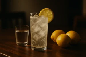 氷結は体に悪い？グラスに注がれたレモンサワーと成分検証のイメージ